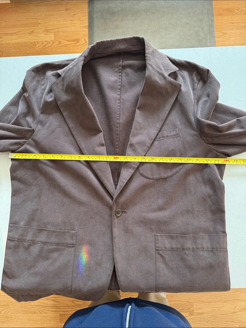 Stoffa Men's Brown Single-Button Blazer